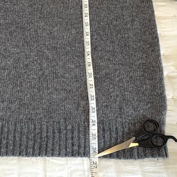 Vintage McGregor Crew Neck Sweater Women’s L | Gray Wool Blend 1990s - Picture 6 of 8